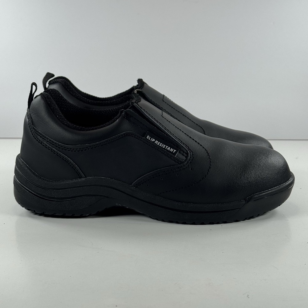 Nautilus Skidbuster Slip On Non Slip Safety Black Work Shoes Women's‎ Size 8